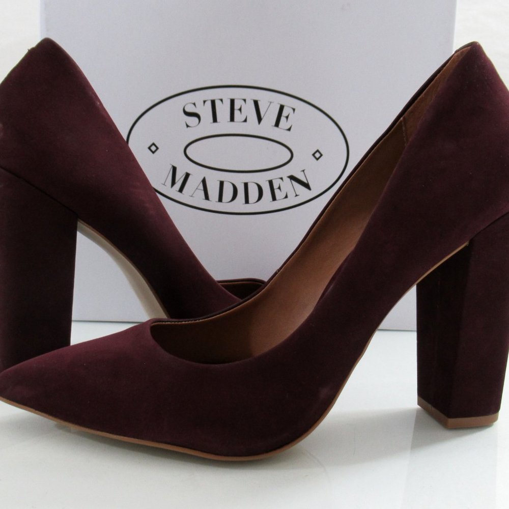 Steve Madden Primpy Pointed Toe Block Heel Dress … - image 2
